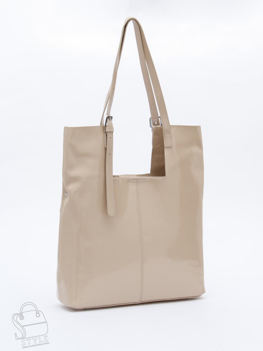 Сумка женская кожаная 5763P apricot Polina&Eiterou