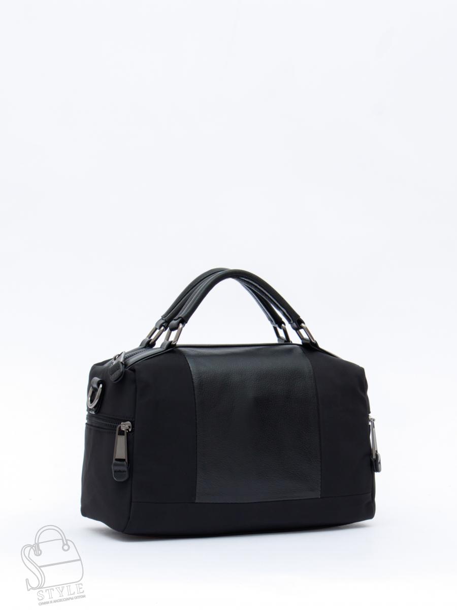 Сумка женская кожаная 878-15JAQ black Polina&Eiterou