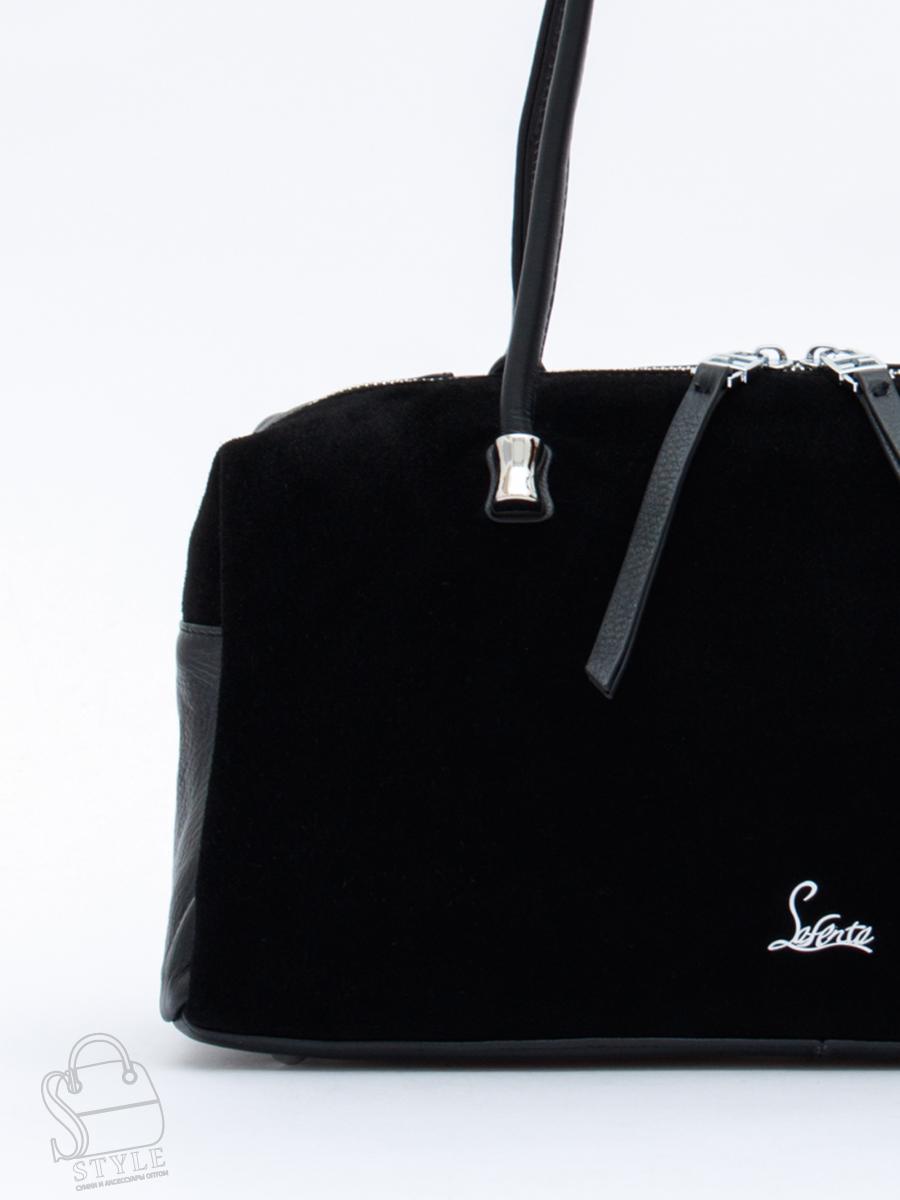 Сумка женская кожаная 98409SP black Velina Fabbiano-Safenta