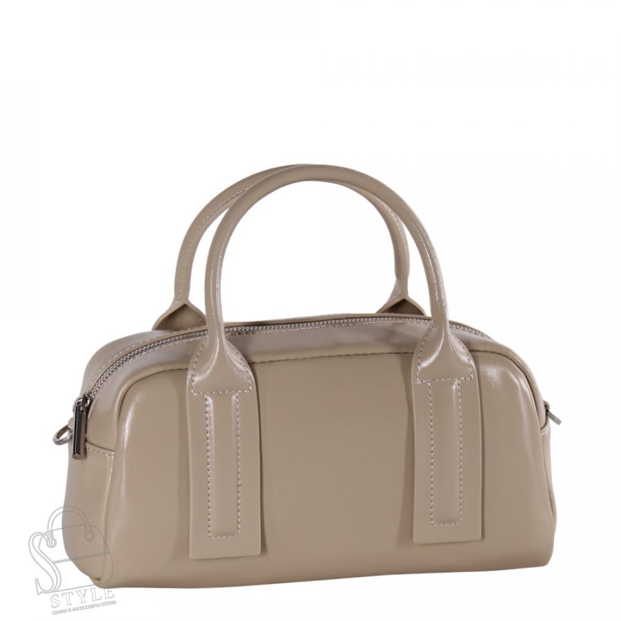 Сумка женская кожаная 7241PE apricot Polina&Eiterou