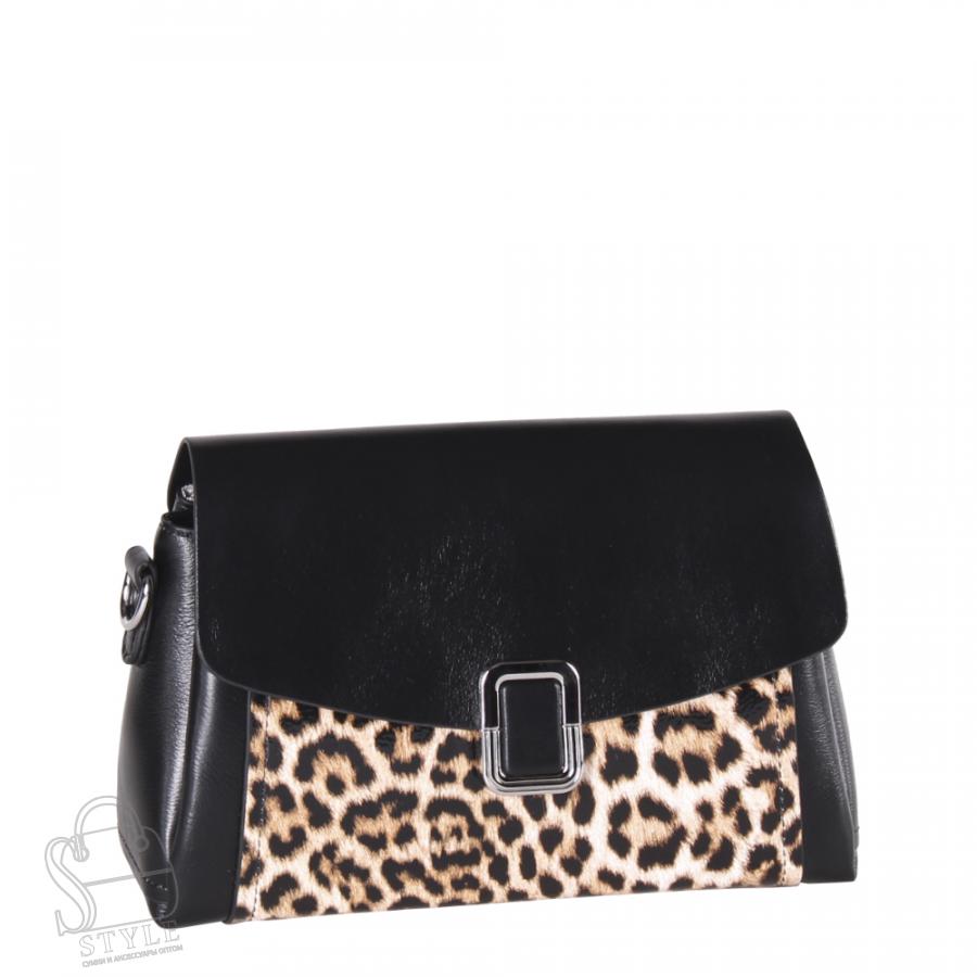 Сумка женская кожаная 6638VG yellow leopard Vitelli Grassi