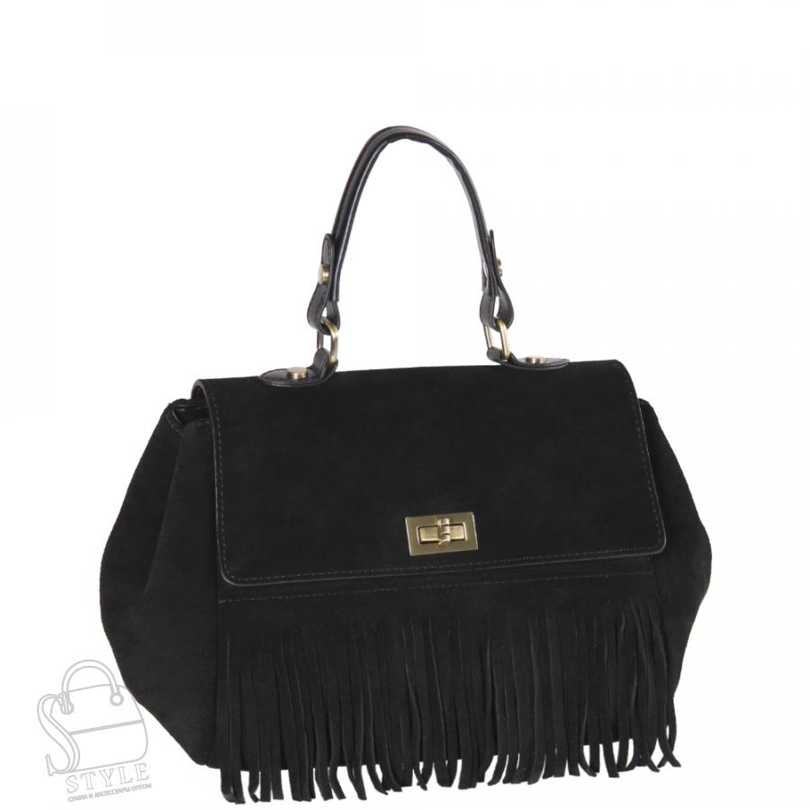 Сумка женская кожаная 889NNAA black Natale Navetta