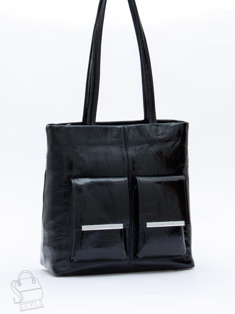 Сумка женская кожаная 0929CY black Polina&Eiterou