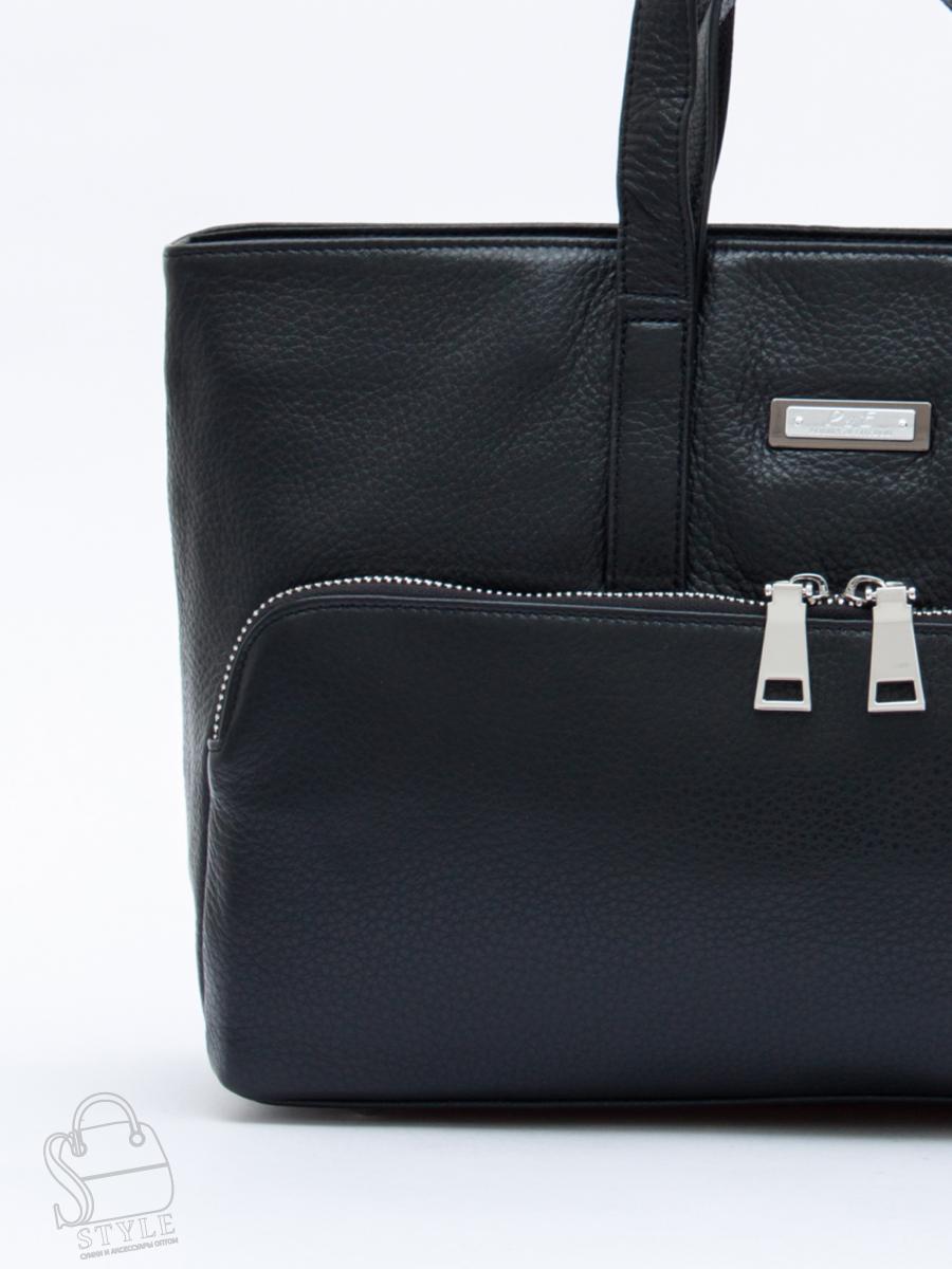 Сумка женская кожаная 1015C black Polina&Eiterou