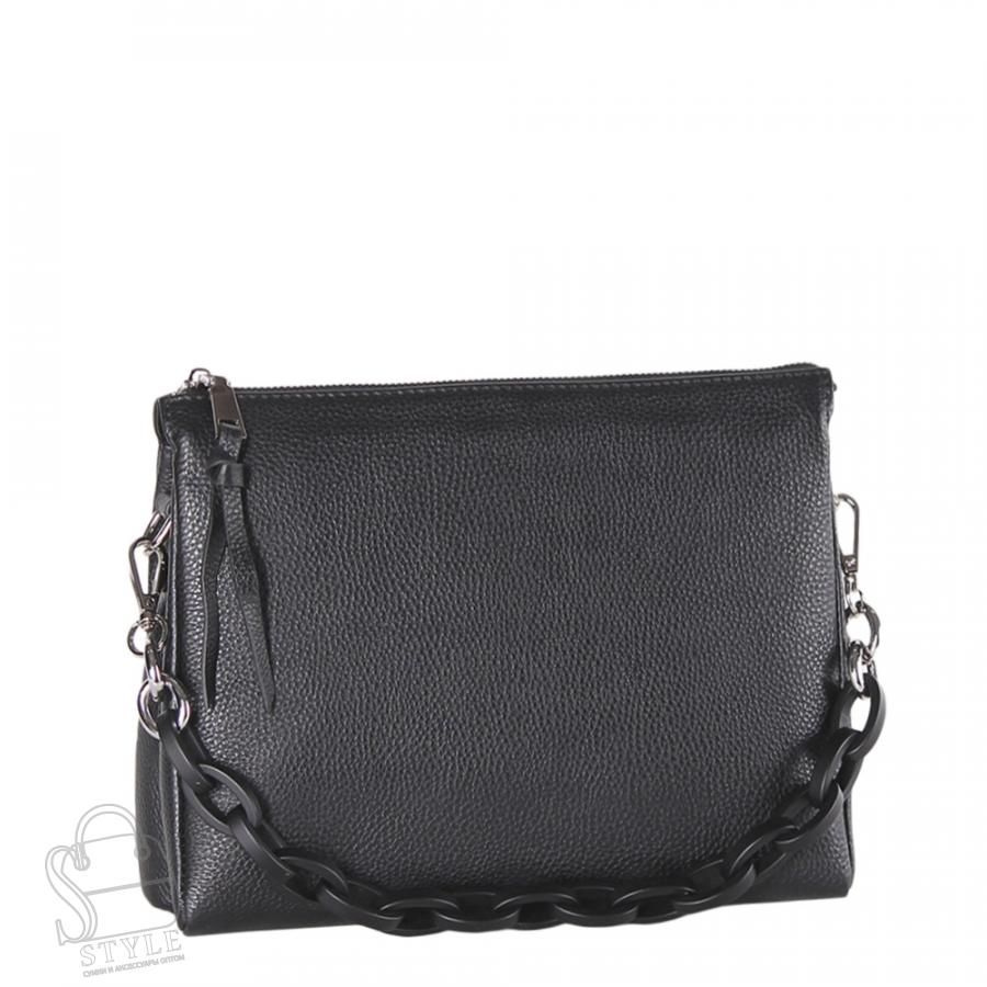 Сумка женская кожаная 8511VG black Vitelli Grassi