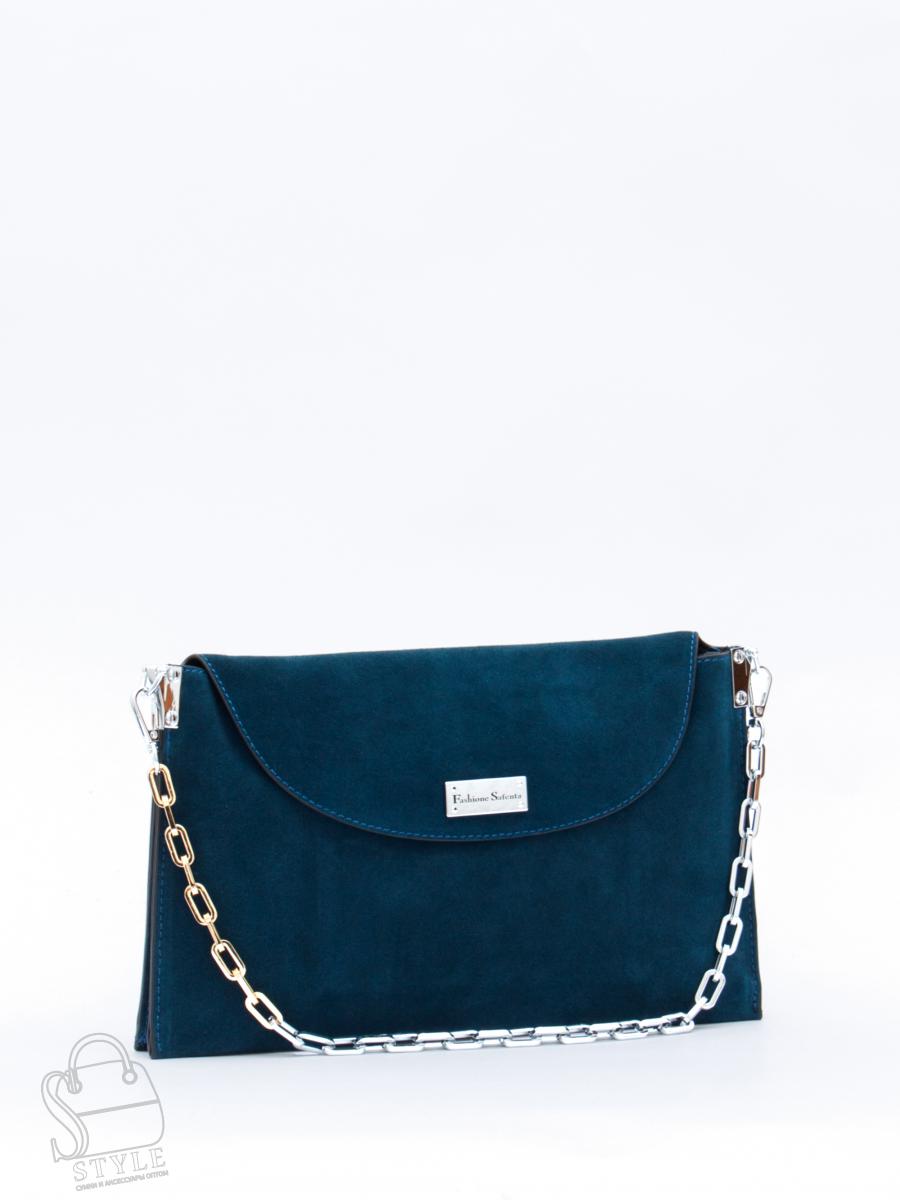 Сумка женская кожаная 98214-3MSS d.blue Velina Fabbiano-Safenta