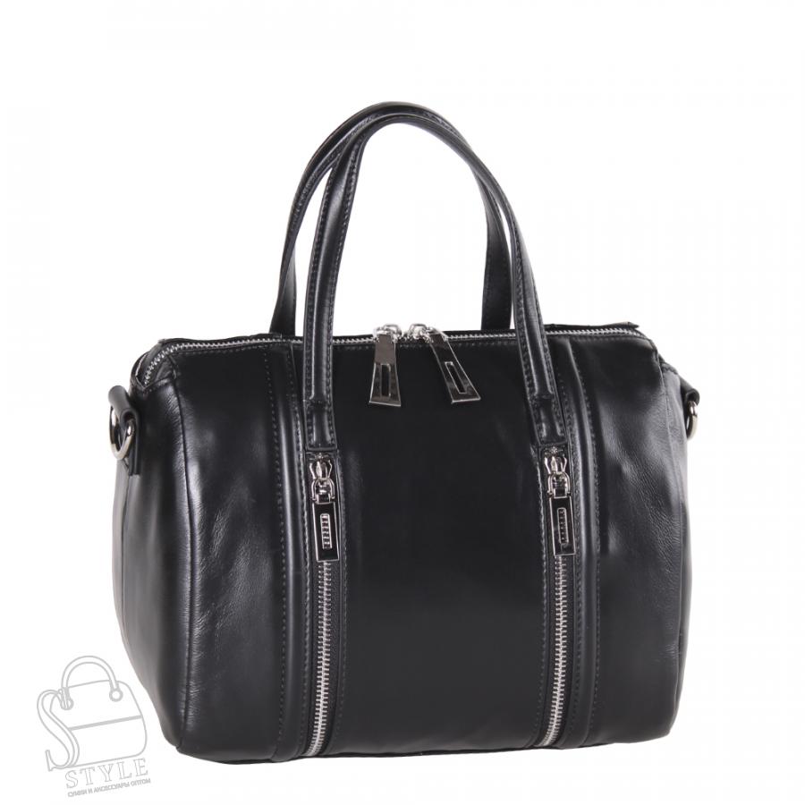 Сумка женская кожаная 9500-2NN black Natale Navetta