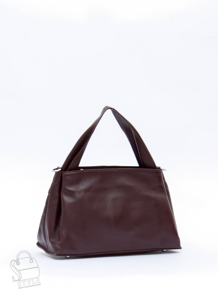 Сумка женская кожаная 0650CH wine red Polina&Eiterou