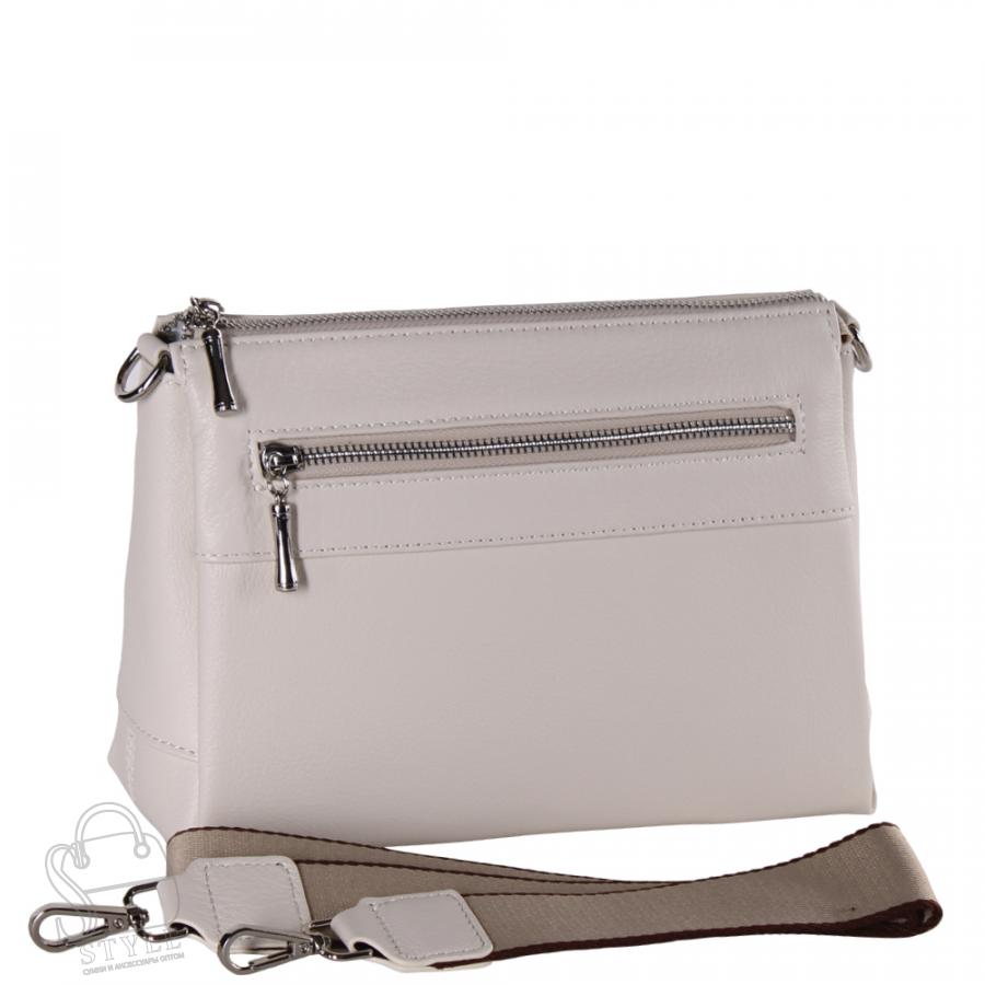 Сумка женская кожаная 6065VG off white Vitelli Grassi