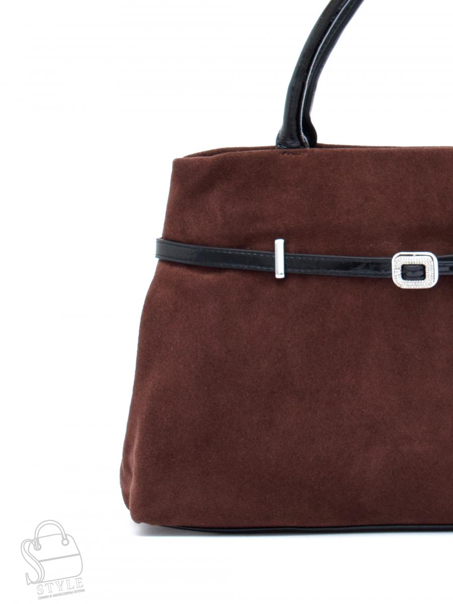 Сумка женская кожаная 91156MSS coffee Velina Fabbiano-Safenta