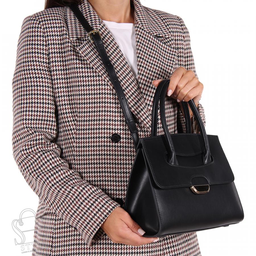 Сумка женская кожаная 24021199VG black Vitelli Grassi