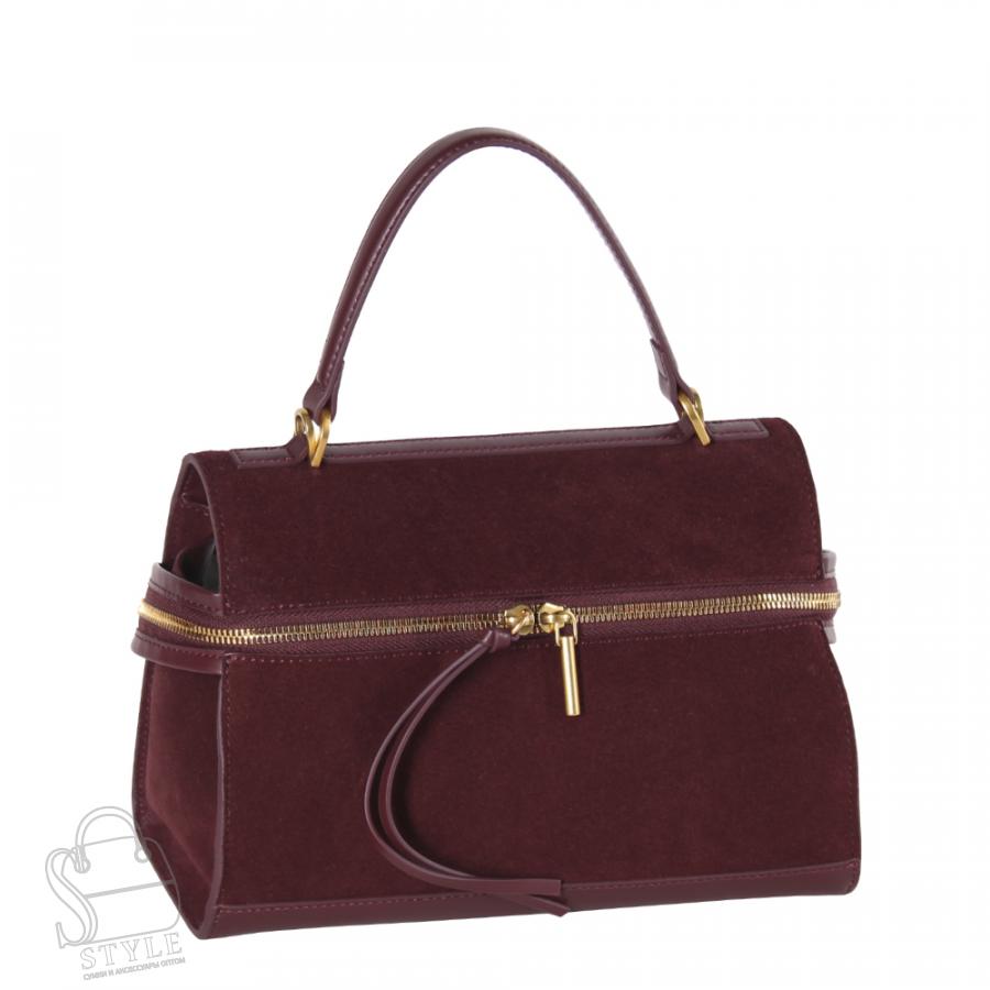 Сумка женская кожаная 68882BDAA wine red Baidou