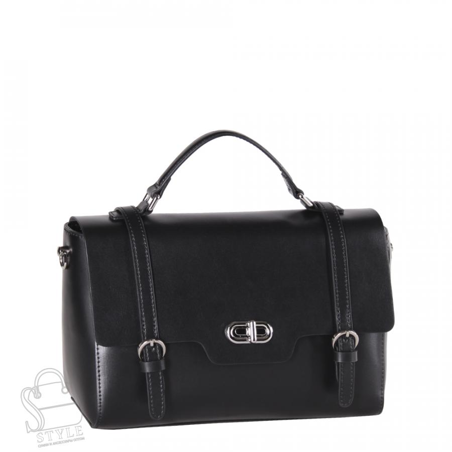 Сумка женская кожаная 6623VG black Vitelli Grassi