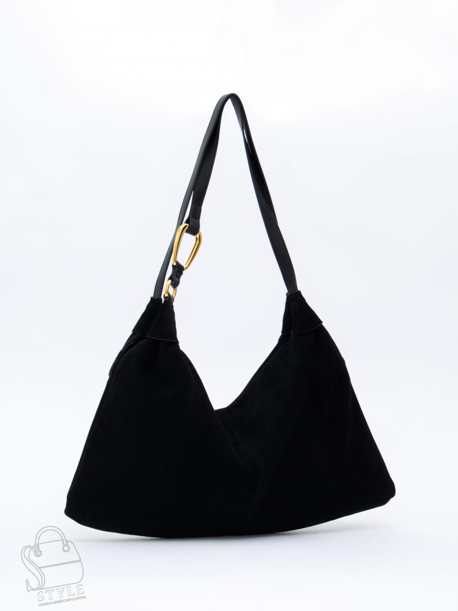 Сумка женская кожаная 1065MA black Polina&Eiterou