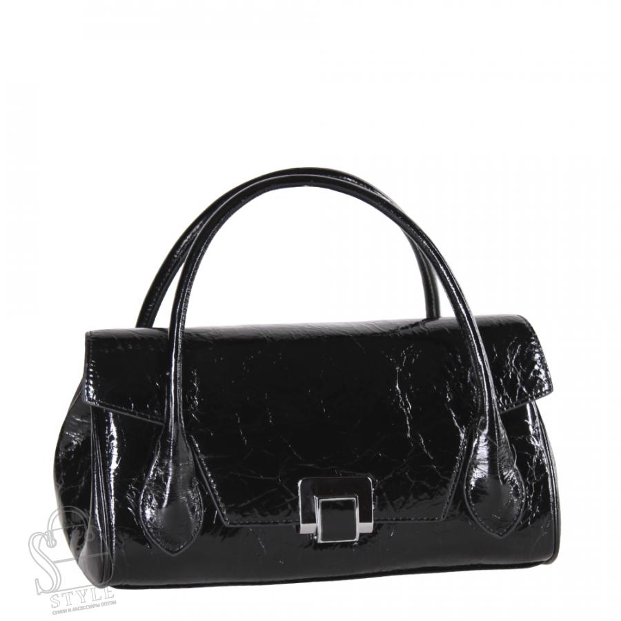 Сумка женская кожаная 2253Y black Polina&Eiterou