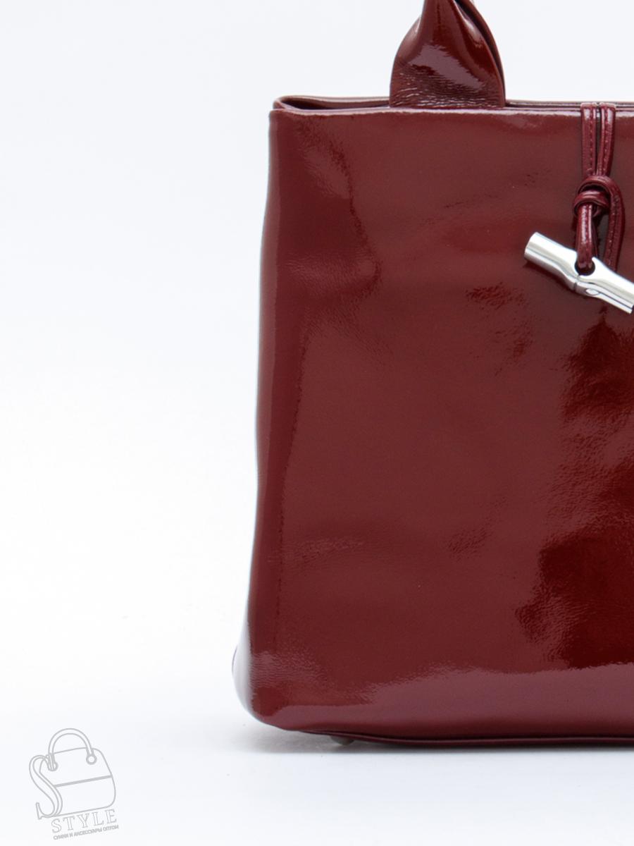 Сумка женская кожаная 5768P claret Polina&Eiterou