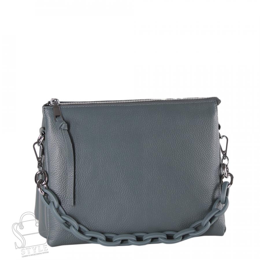 Сумка женская кожаная 8511VG l.blue Vitelli Grassi