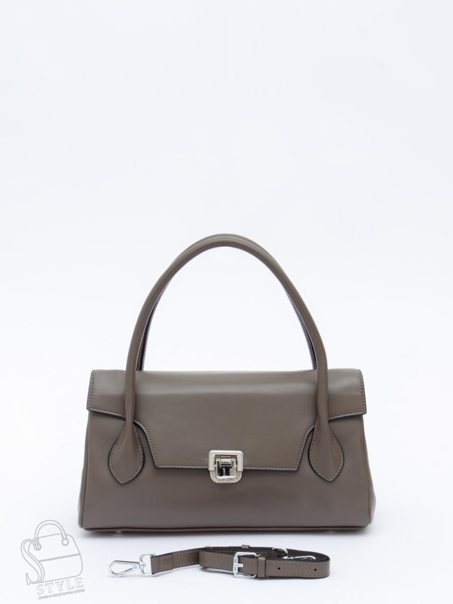 Сумка женская кожаная 0030VG gray Vitelli Grassi