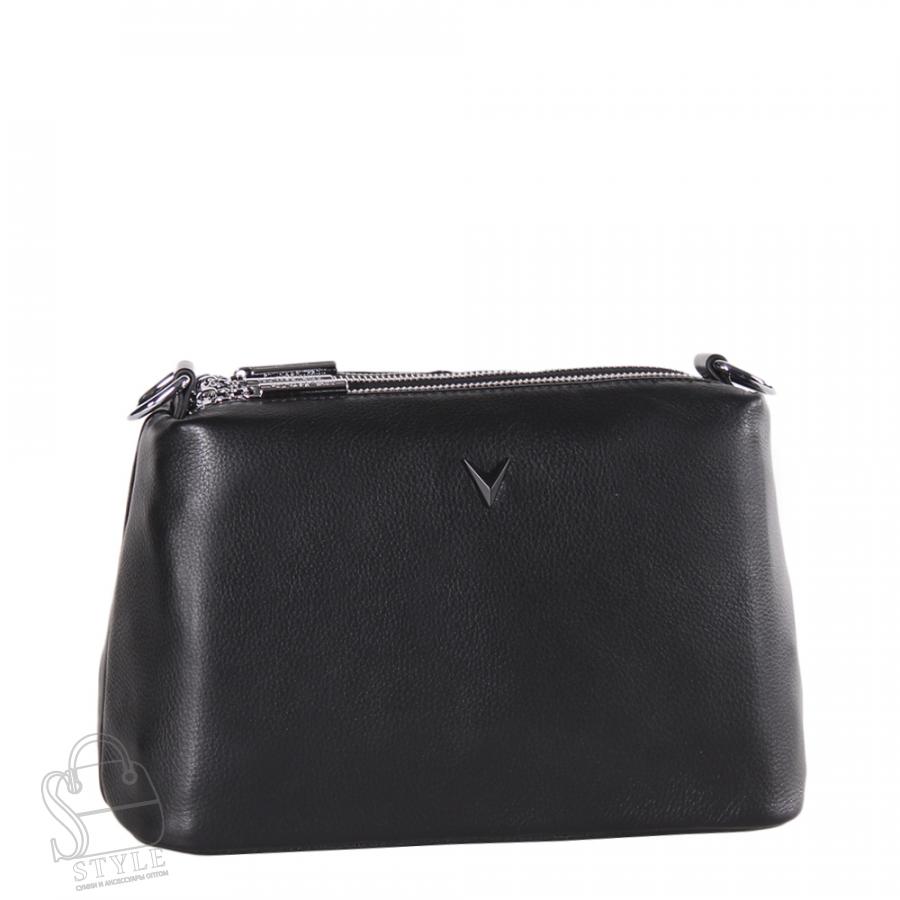 Сумка женская кожаная 9910Y black Polina&Eiterou