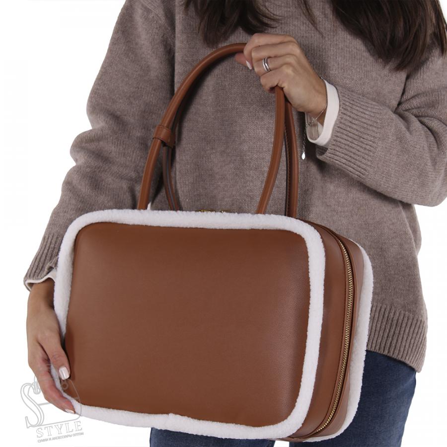 Сумка женская кожаная 6006-1VG brown Vitelli Grassi