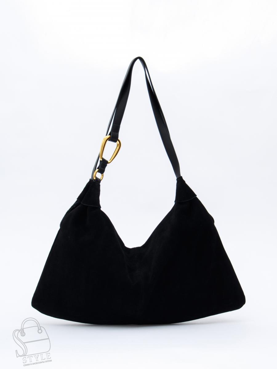 Сумка женская кожаная 1065MA black Polina&Eiterou