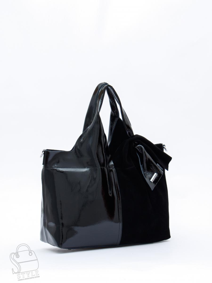 Сумка женская кожаная 98184-3MSS black Velina Fabbiano-Safenta