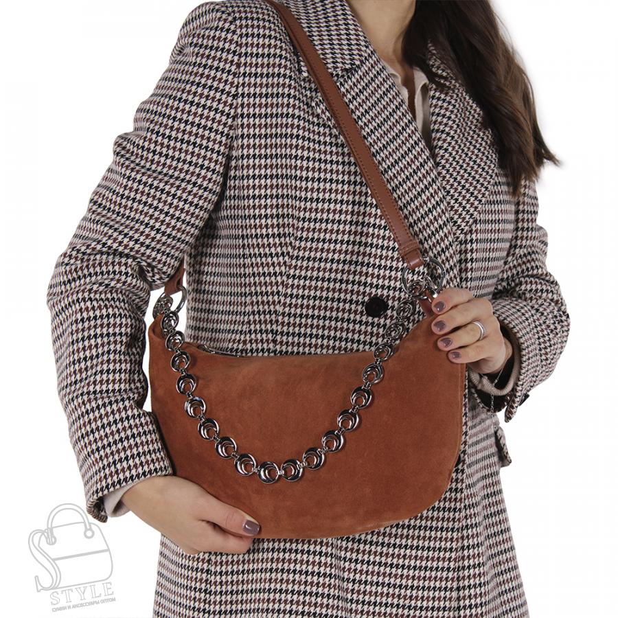 Сумка женская кожаная 2738VGAA brown Vitelli Grassi