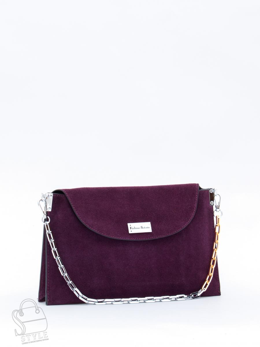 Сумка женская кожаная 98214-3MSS purple Velina Fabbiano-Safenta