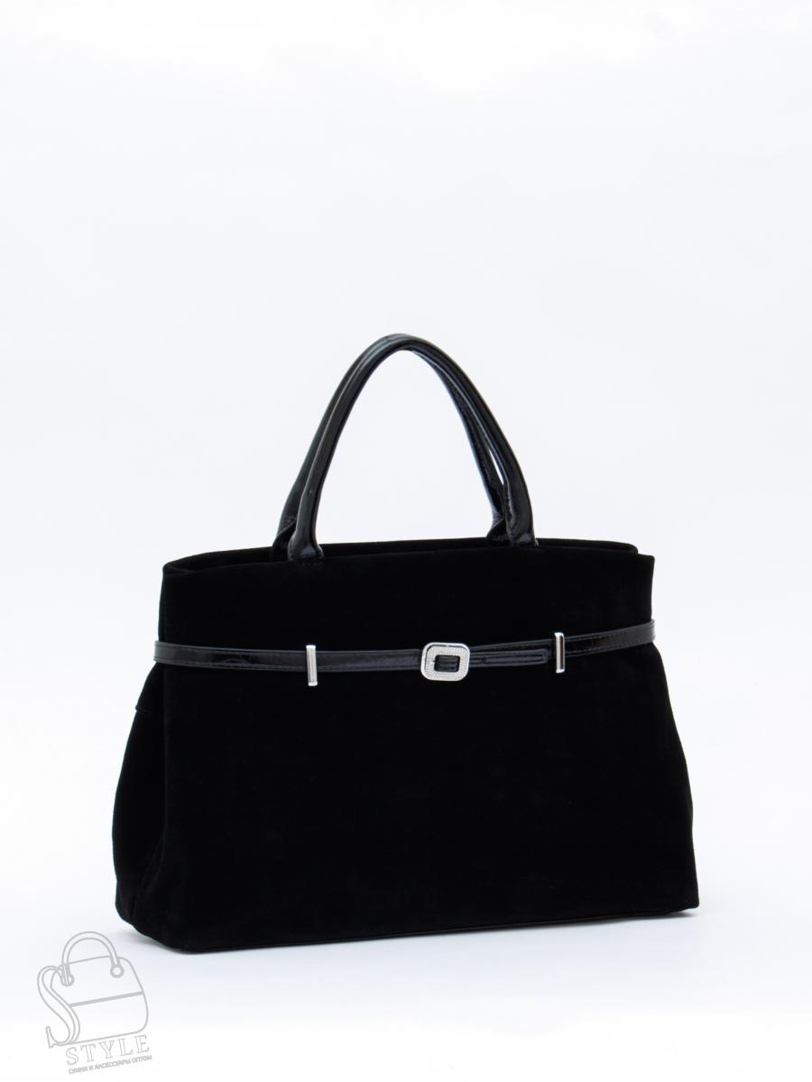 Сумка женская кожаная 91156MSS black Velina Fabbiano-Safenta