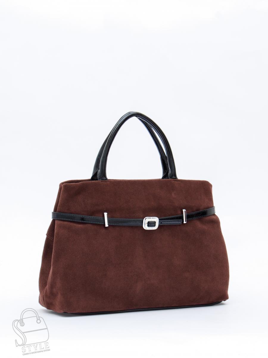 Сумка женская кожаная 91156MSS coffee Velina Fabbiano-Safenta