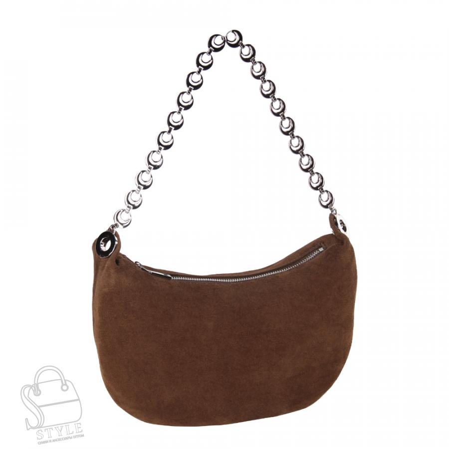 Сумка женская кожаная 2738VGAA coffee Vitelli Grassi