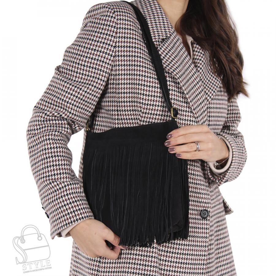 Сумка женская кожаная 210VGAA black Vitelli Grassi