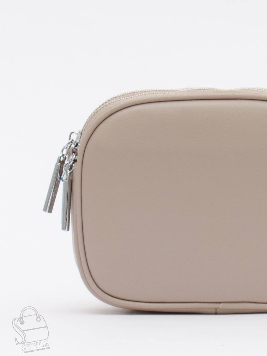 Сумка женская кожаная 0704CH apricot Polina&Eiterou