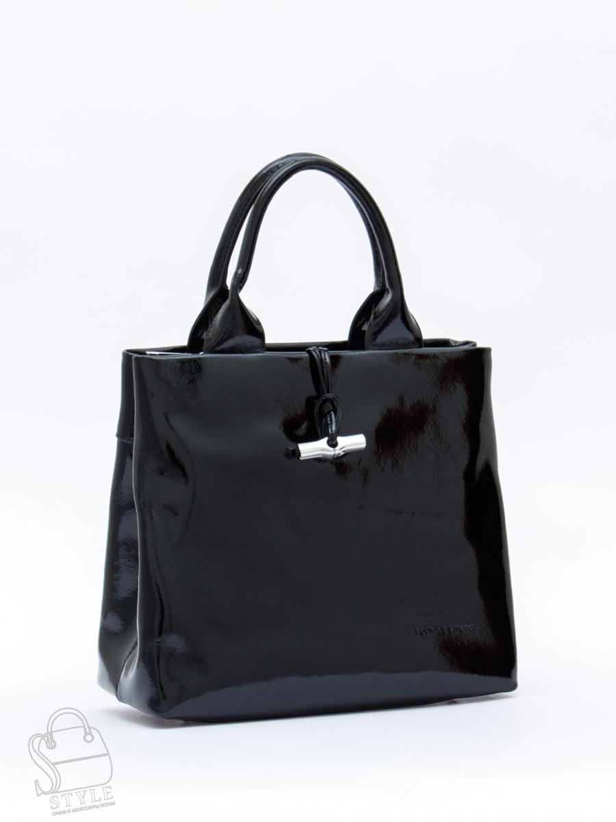 Сумка женская кожаная 5768P black Polina&Eiterou