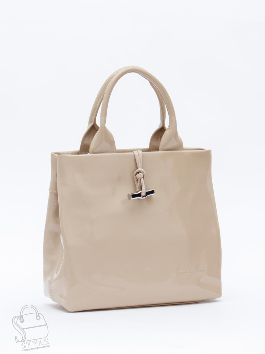 Сумка женская кожаная 5768P apricot Polina&Eiterou