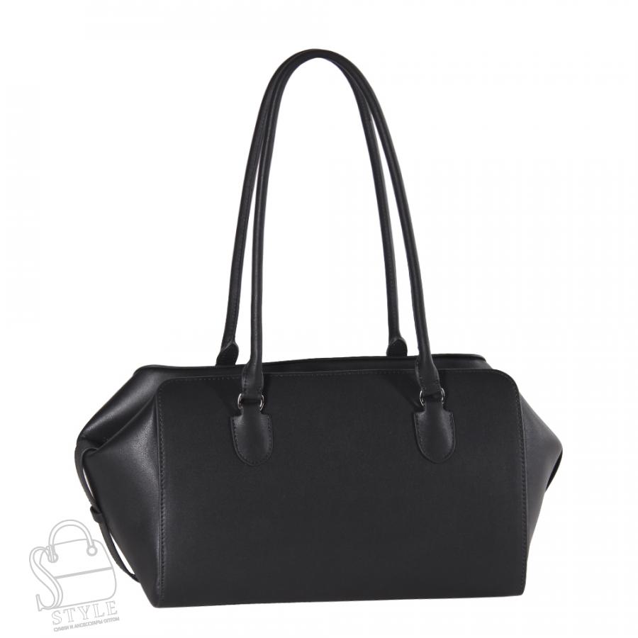 Сумка женская кожаная 8954VG black Vitelli Grassi