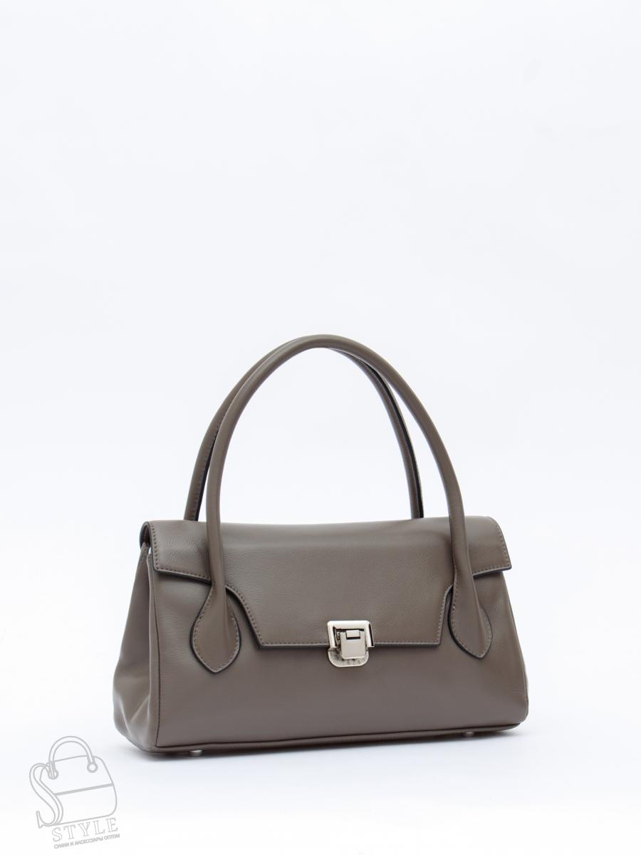 Сумка женская кожаная 0030VG gray Vitelli Grassi