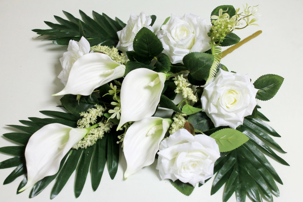 Б11965 Веер с латексной каллой 68см(2шт)