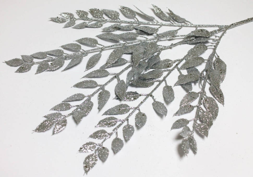 В12094 Б/С Ветка ива мерцающая высокая 3-ая 72см