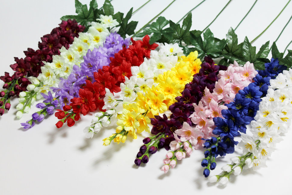 О538 Б/С Дельфиниум Чжунь Янь26цвет.9бут.Н90см(10шт)