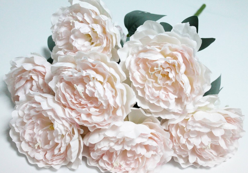 Б12146 Б/С Букет пион 7 крупных голов