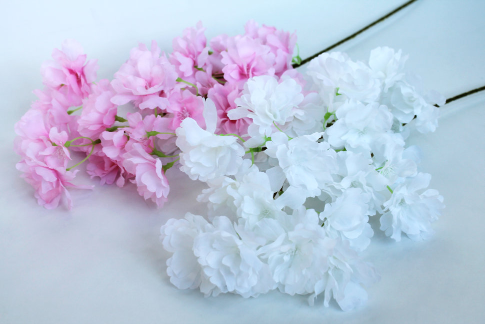 К ВЫКУПУ! В11787 Б/С Ветка пушистая сакура