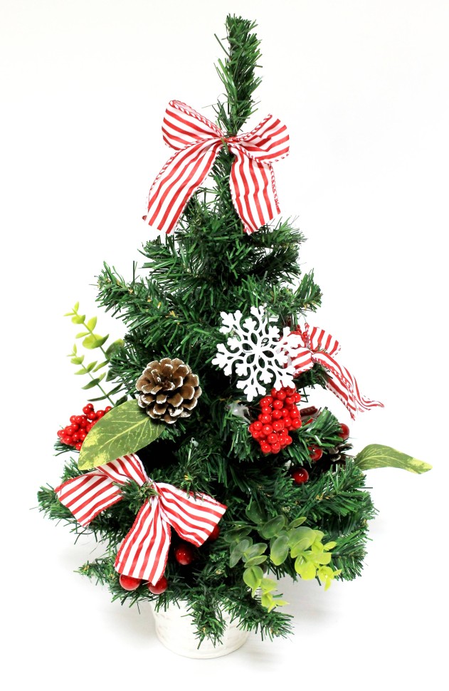 Д12108 Б/С Елка настольная с бантами