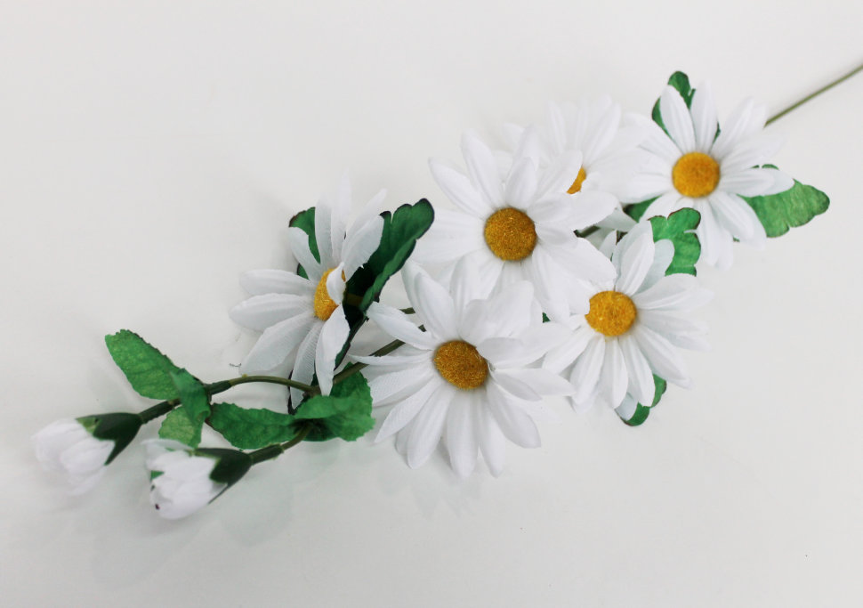 В11734 Ветка ромашка нивяник 6г.2бут.Н54см(20шт)