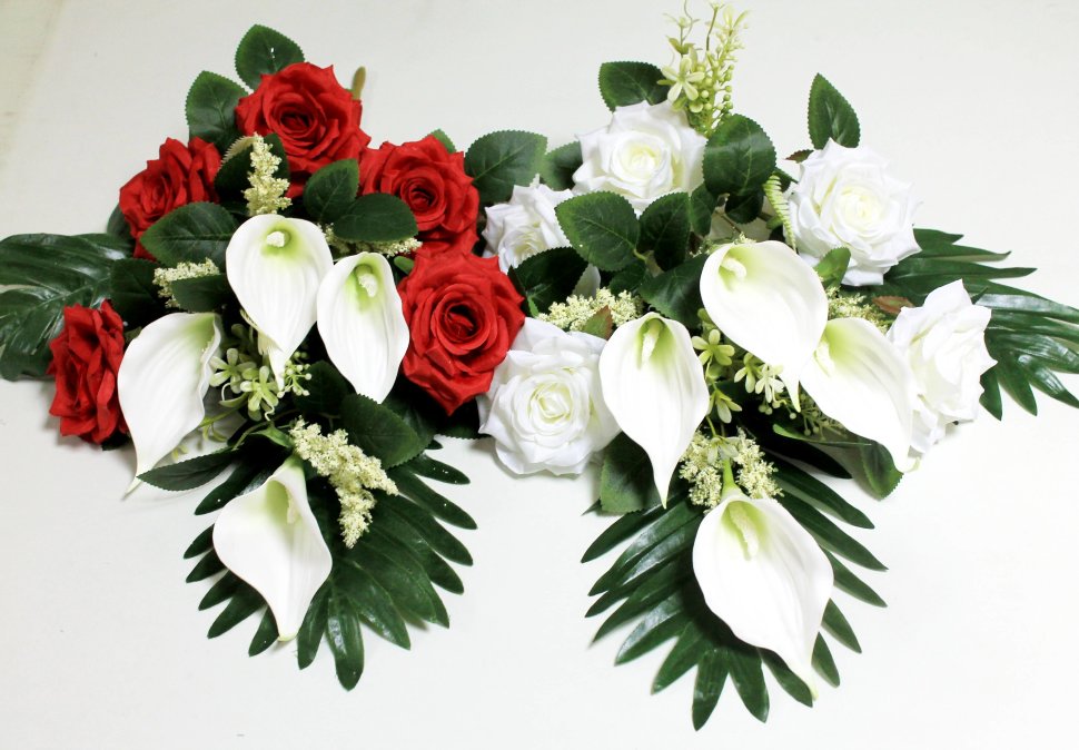 Б11965 Веер с латексной каллой 68см(2шт)