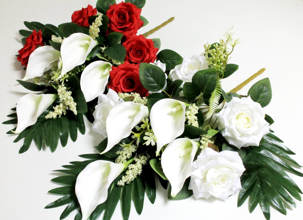 Б11965 Веер с латексной каллой 68см(2шт)