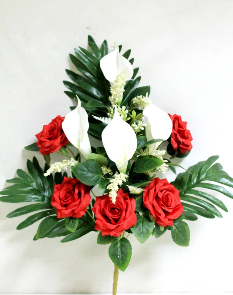 Б11965 Веер с латексной каллой 68см(2шт)