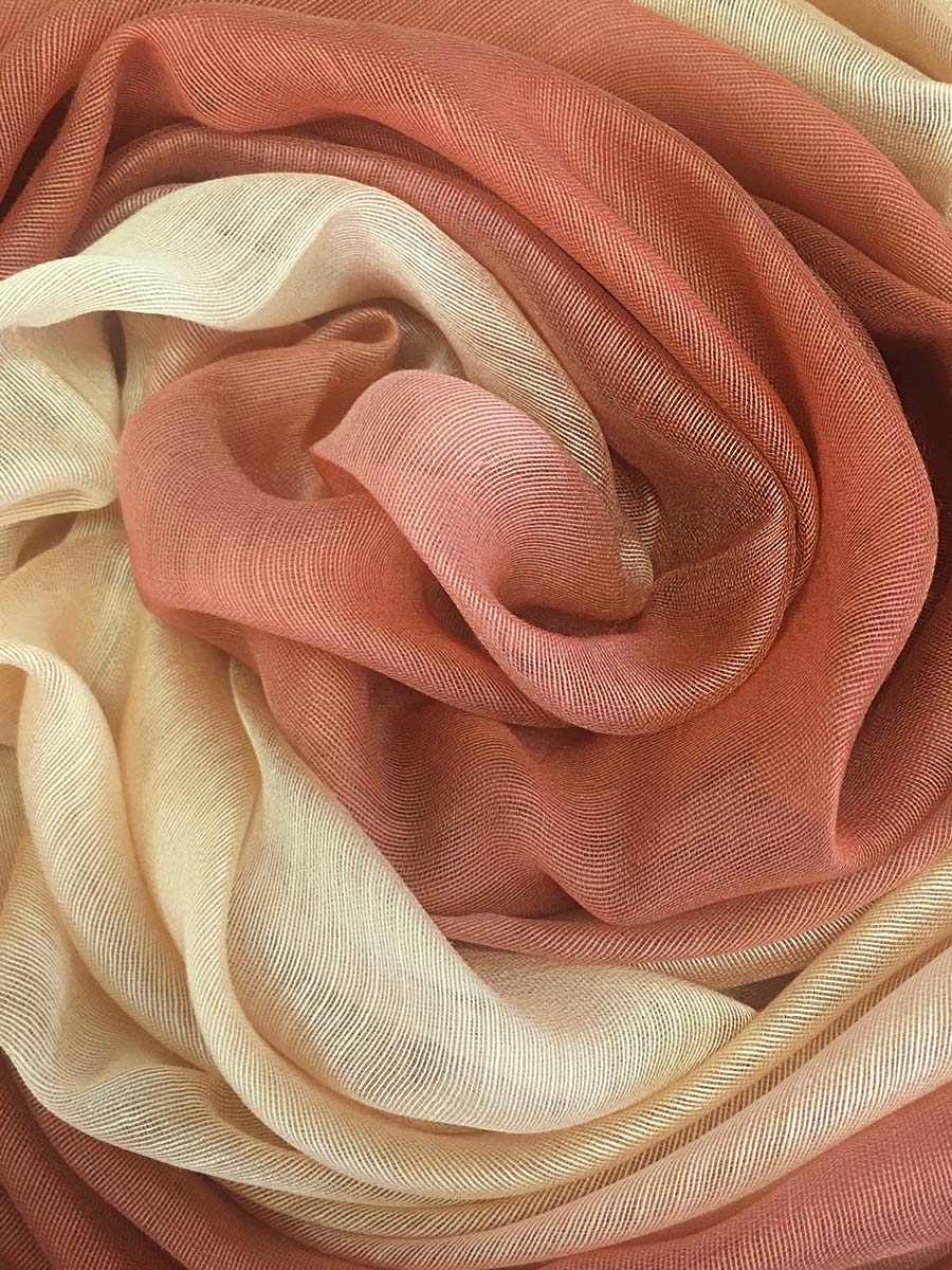 Ст.цена 1018р. Уценка Палантин «Шёлковый стиль» (медно-персиковый) DEFSQ01-6