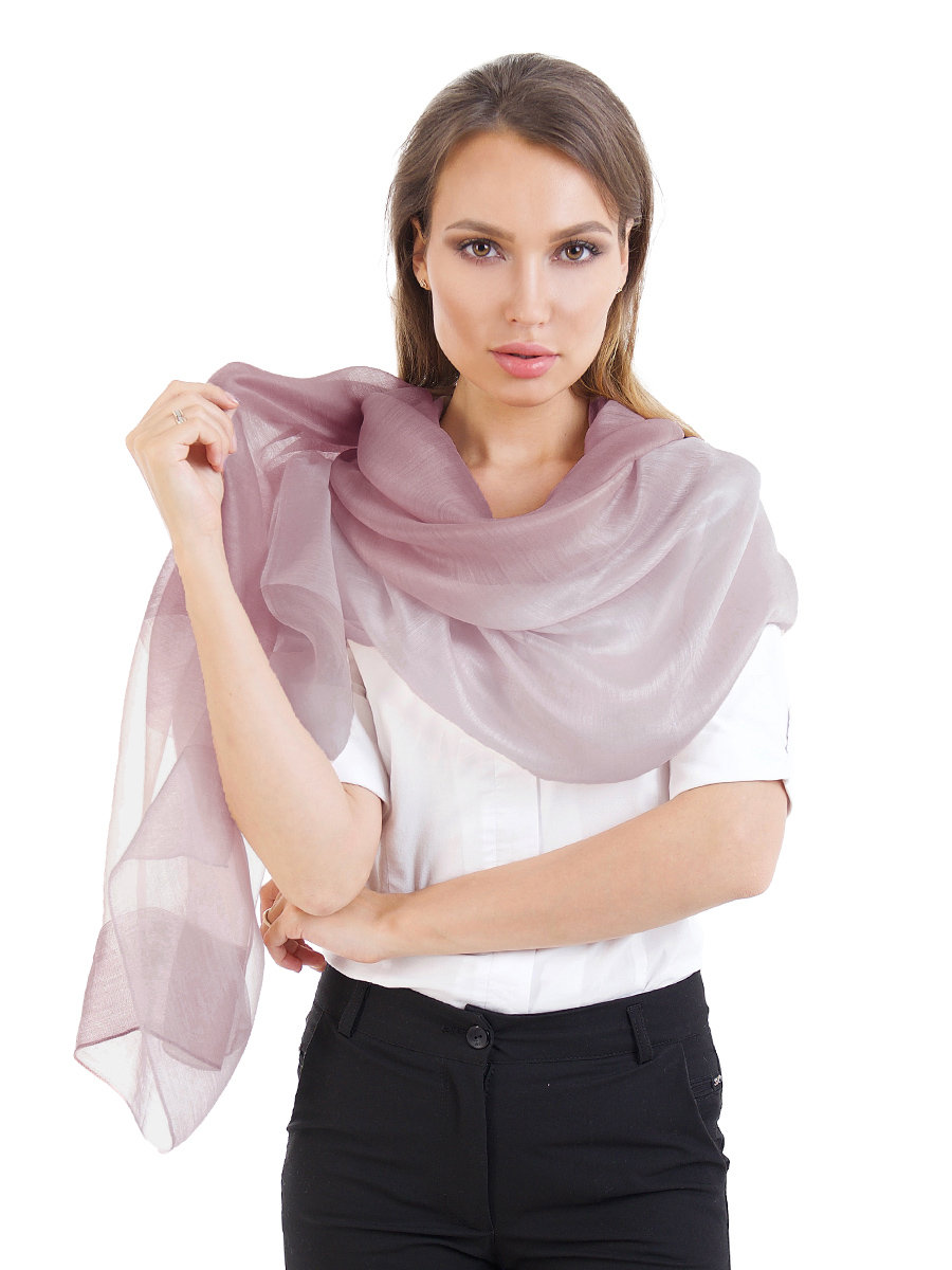 Ст.цена 1018р. Уценка Палантин «Шёлковый стиль» (сиреневый) DEFSQ01-9