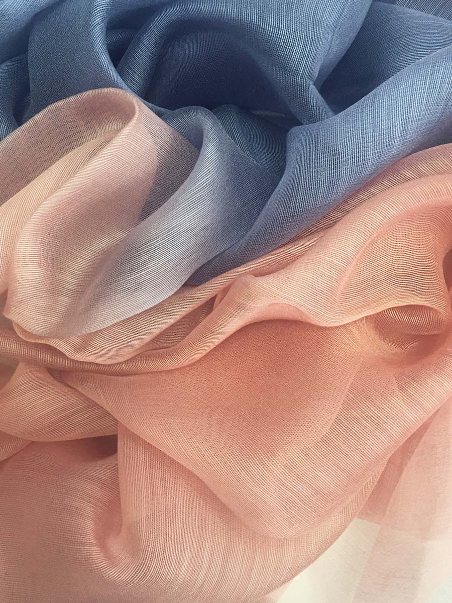 Ст.цена 1018р. Уценка Палантин «Шёлковый стиль» (розово-голубой) DEFSQ01-10